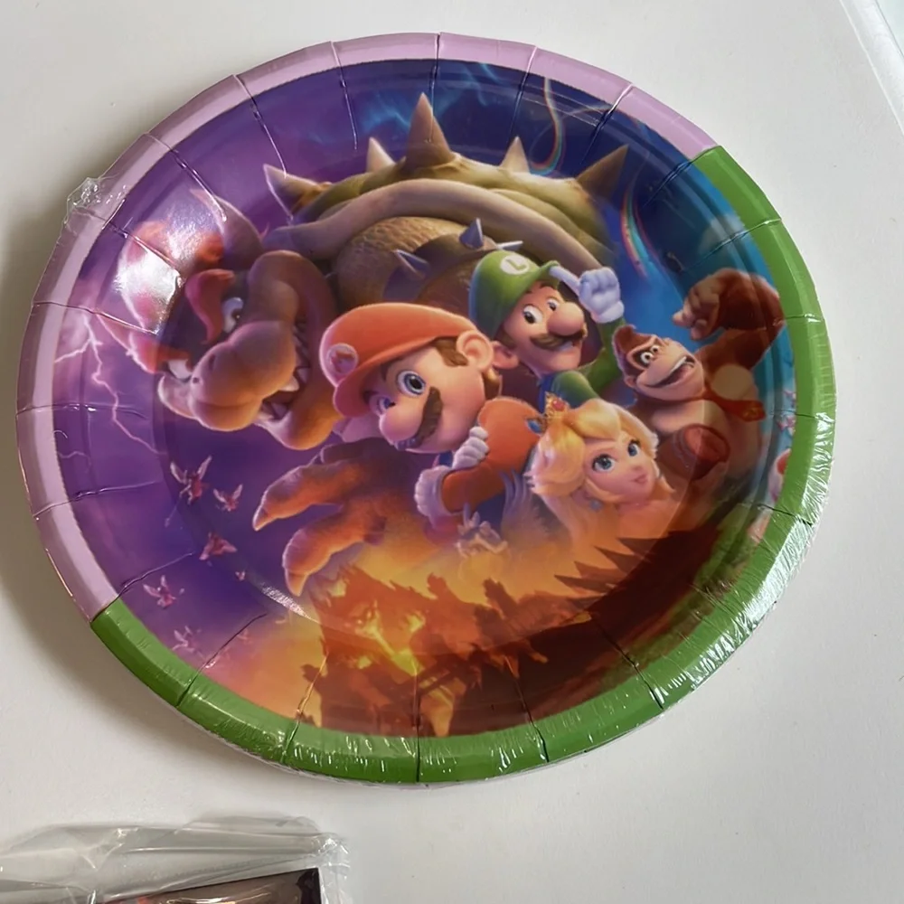 Super Mario Party Supplies Set - Red and Yellow